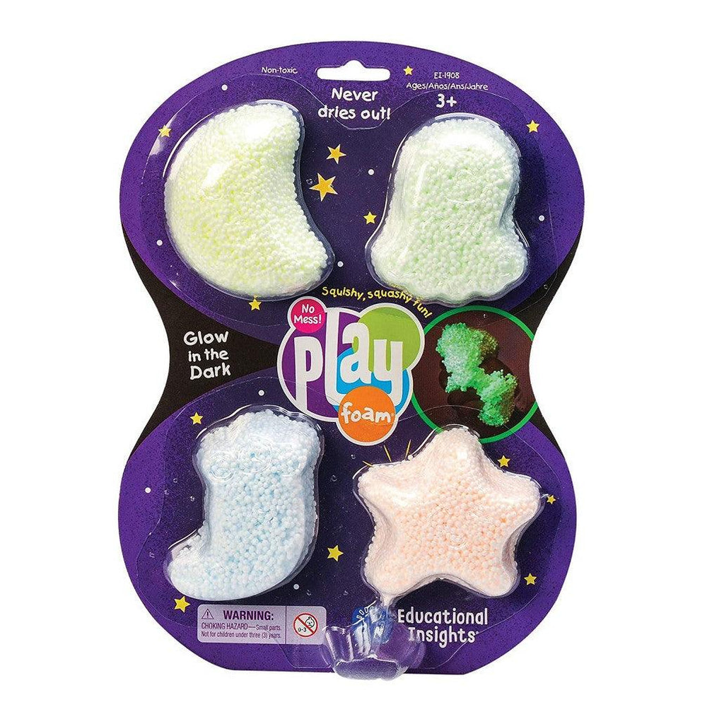 Learning Resources Playfoam Glow In The Dark (4 Pack) Multicolor Age 5 Years & Above