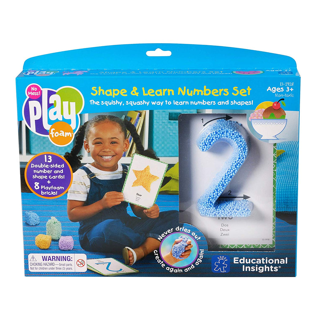 Learning Resources Playfoam Shape & Learn Numbers Set Multicolor Age 5 Years & Above