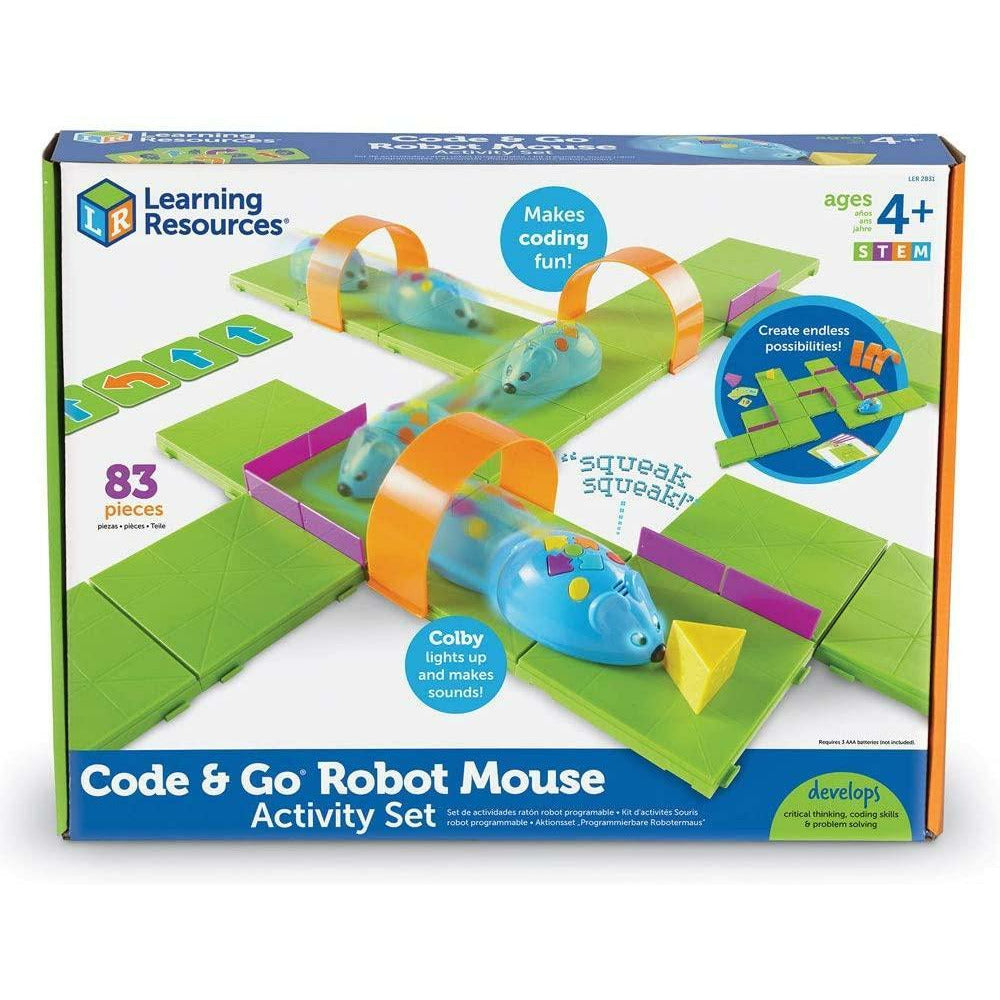 Learning Resources Stem - Code, Go Robot Mouse Activity Set 5+