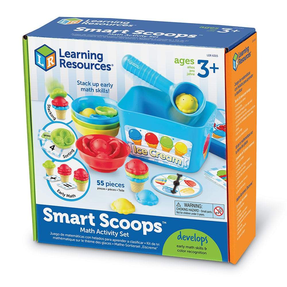Learning Resources Smart Scoops Math Activity Set 3+
