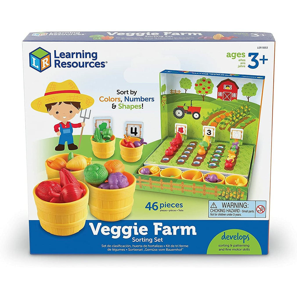Learning Resources Veggie Farm Sorting Set 3+