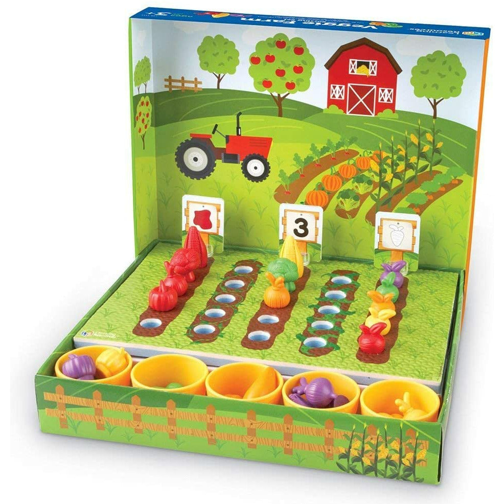 Learning Resources Veggie Farm Sorting Set 3+