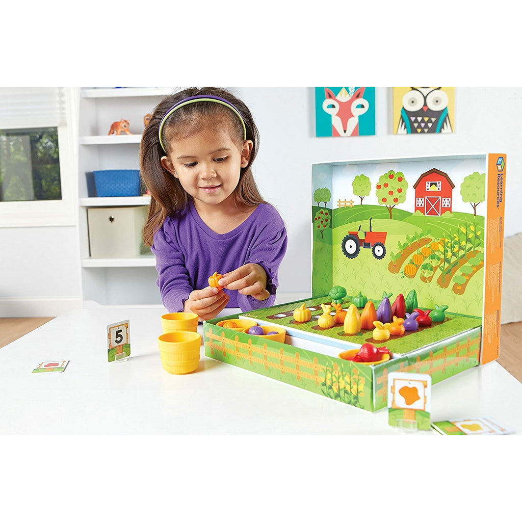 Learning Resources Veggie Farm Sorting Set 3+
