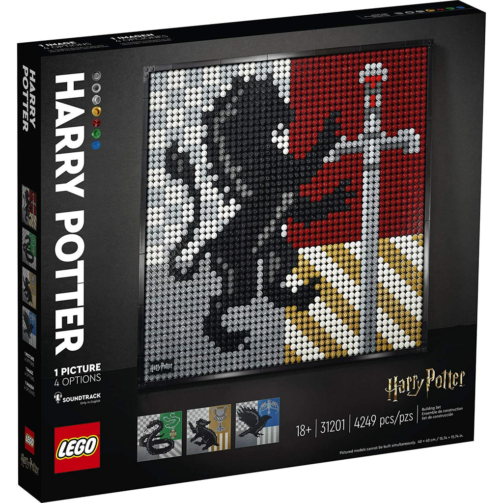Lego Art Harry Potter Hogwarts Crests Set 18Y+