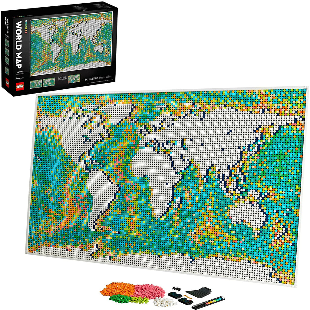 Lego Art World Map Set 18Y+