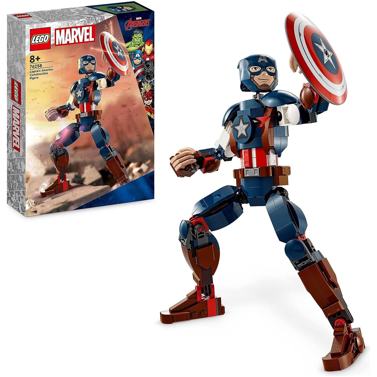 Lego Captain America Construction Figure Playset Age- 8 Years & Above