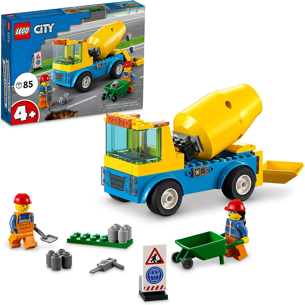 Lego City Cement Mixer Truck Age- 4 Years & Above