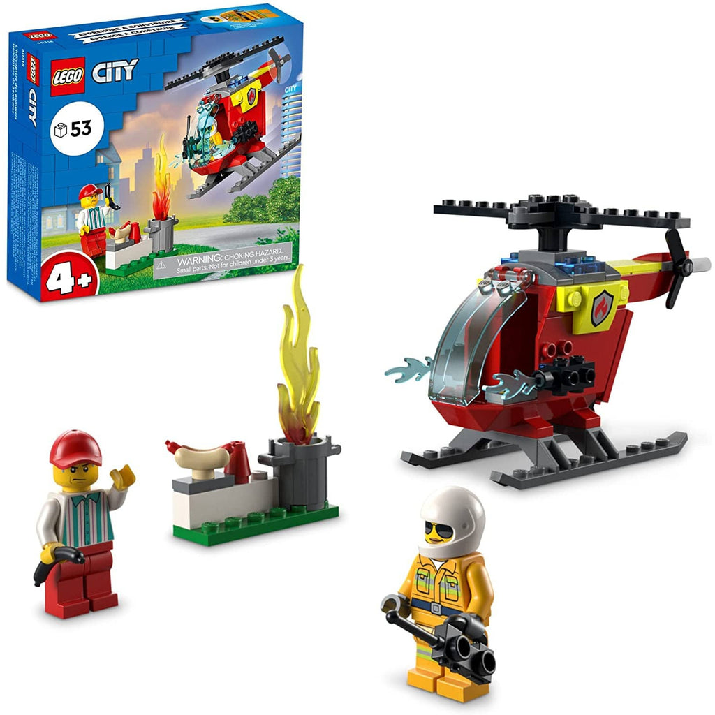 Lego City Fire Helicopter Set 4Y+