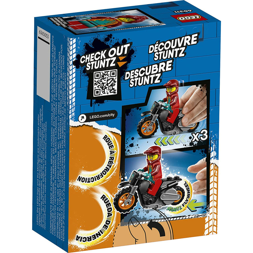 Lego City Fire Stunt Bike Set 5Y+