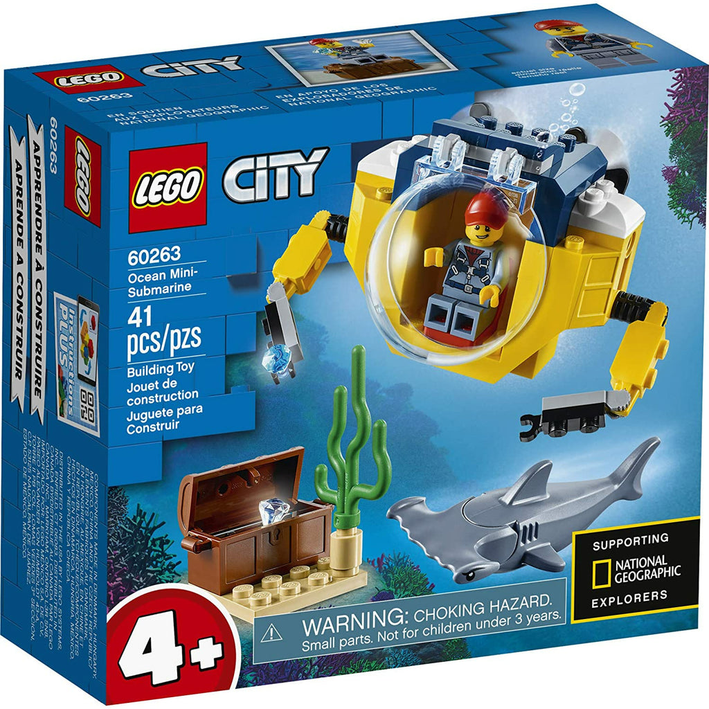 Lego City Ocean Mini Submarine 4Y+