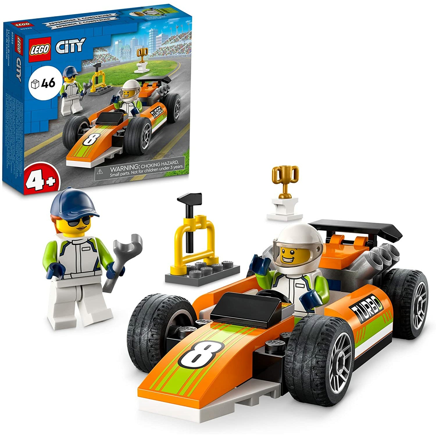 Lego City Race Car Set 4Y Peekaboo