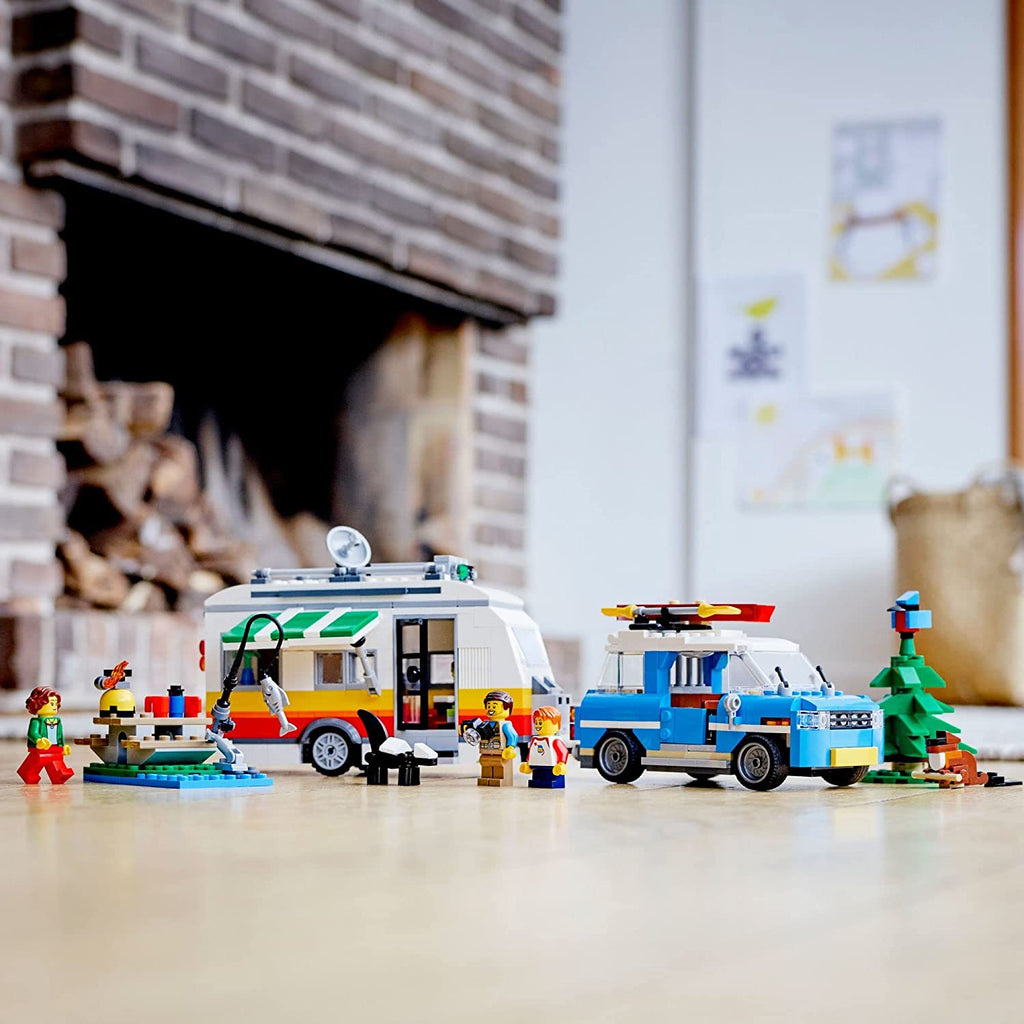 Lego Creator 3 in 1 Caravan Family Holiday Set 9Y+