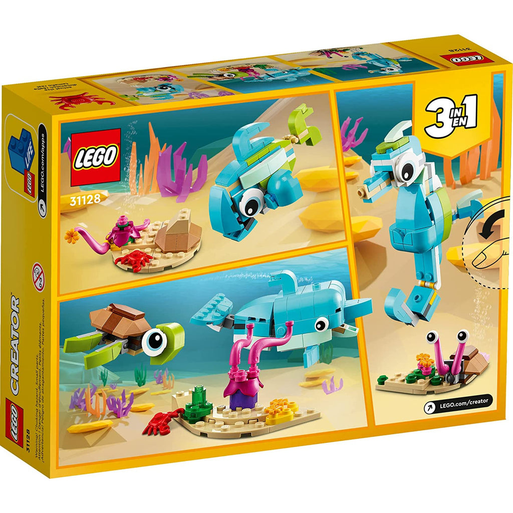 Lego Creator 3 in 1 Dolphin and Turtle Age- 6 Years & Above