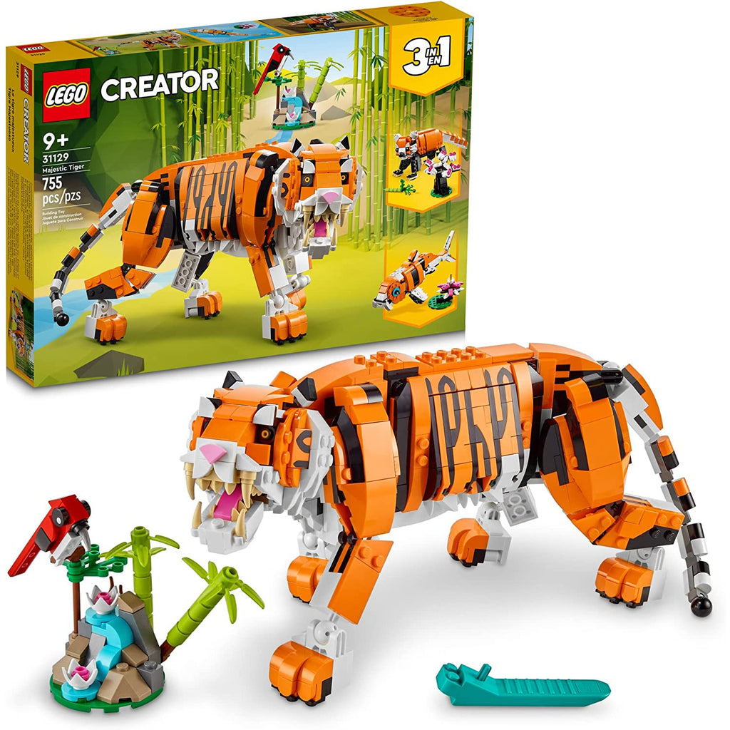 Lego Creator 3 in 1 Majestic Tiger Age- 9 Years & Above