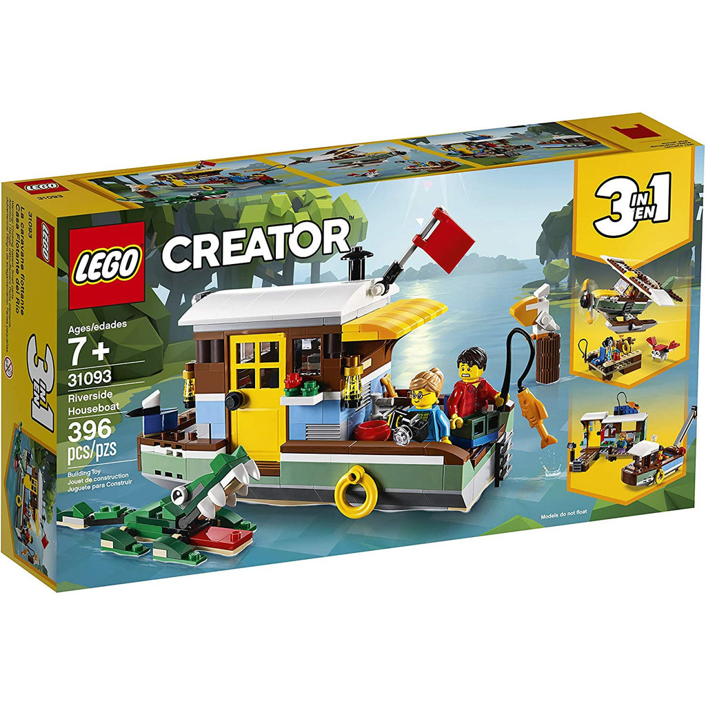 Lego Creator 3 in 1 Riverside Houseboat Set Age- 7 Years and Above