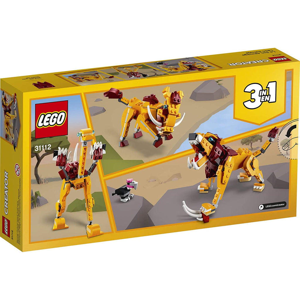 Lego Creator 3 in 1 Wild Lion Age- 7 Years & Above