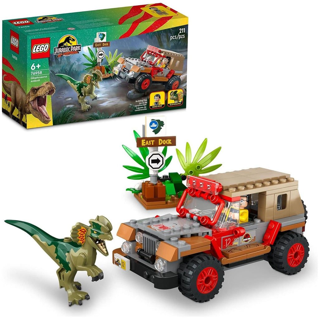 Lego Dilophosaurus Ambush Playset Age- 6 Years & Above