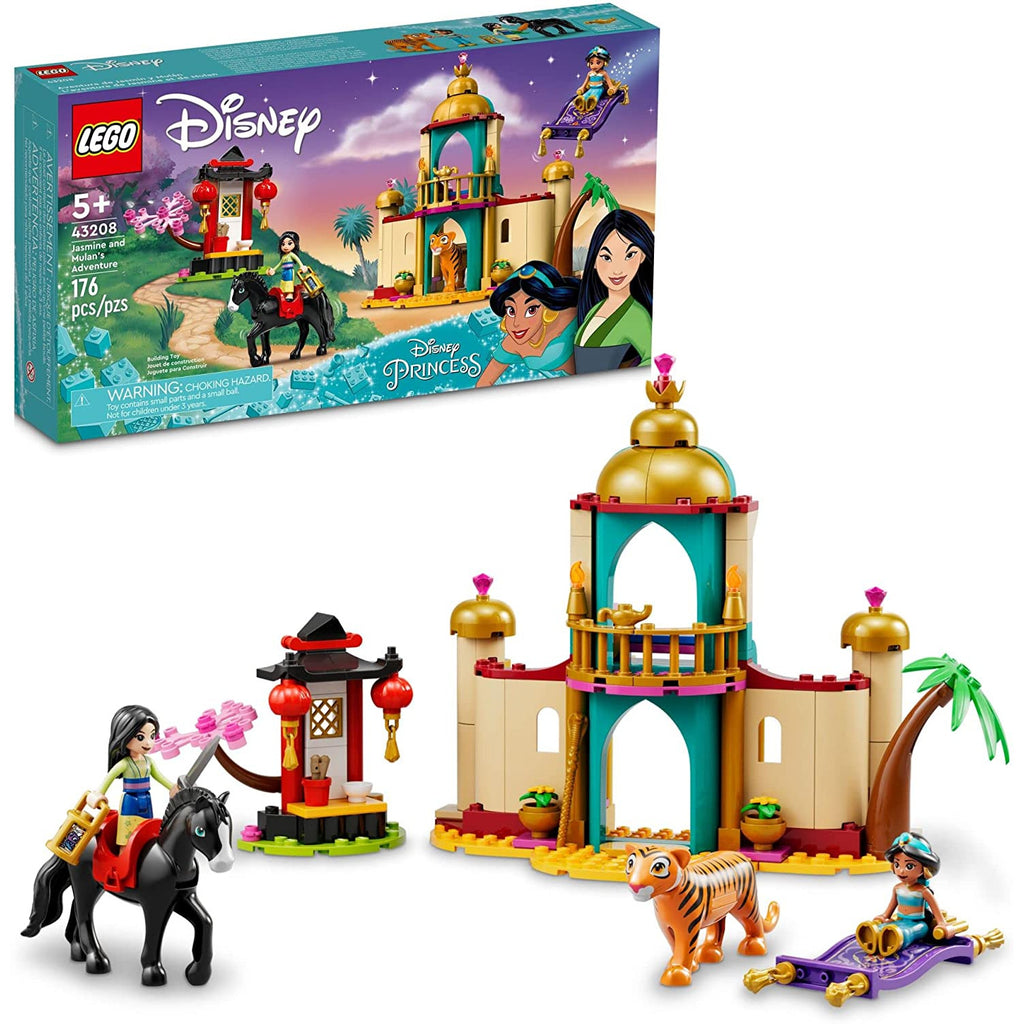 Lego Disney Jasmine and Mulan’s Adventure Age- 5 Years & Above