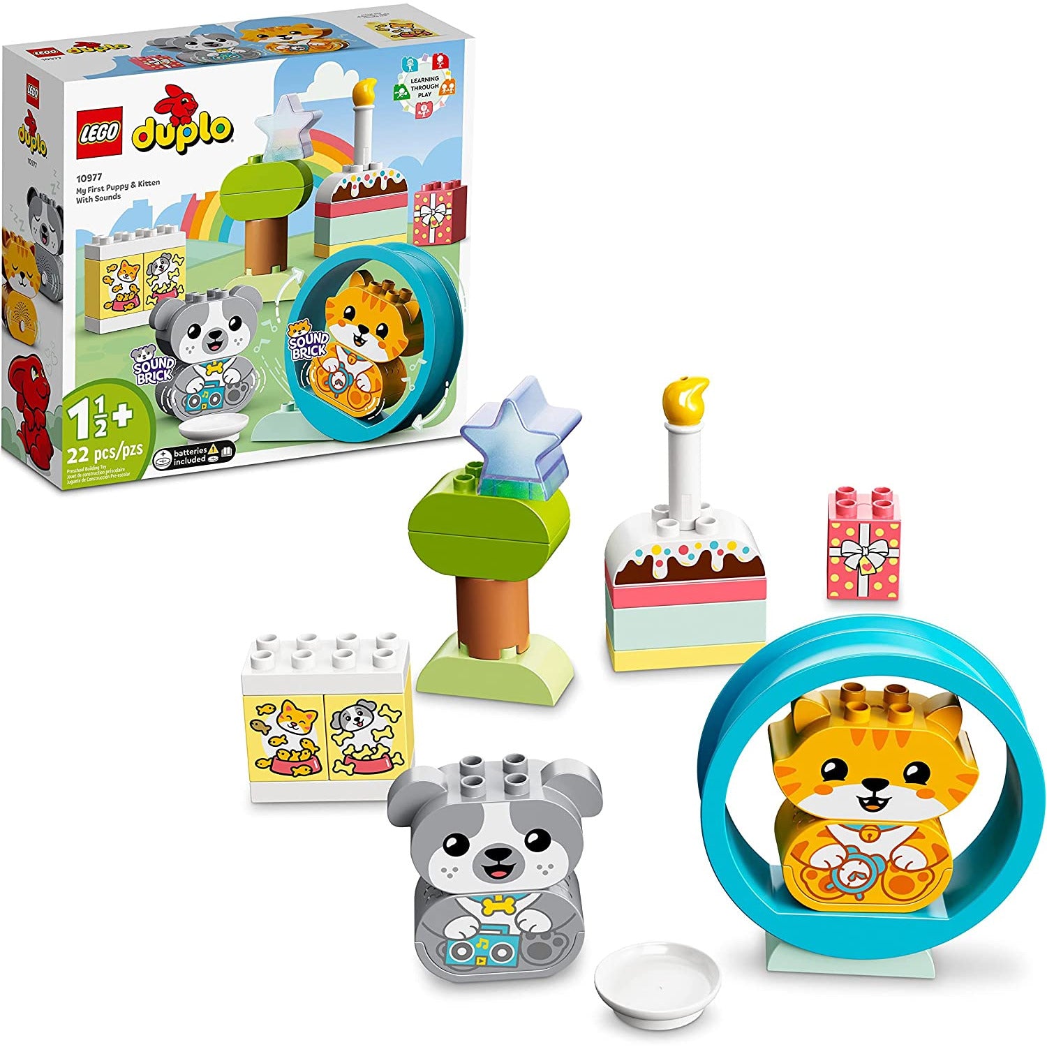 Lego Duplo My First Puppy Kitten With Sounds Age 18 Months to 5