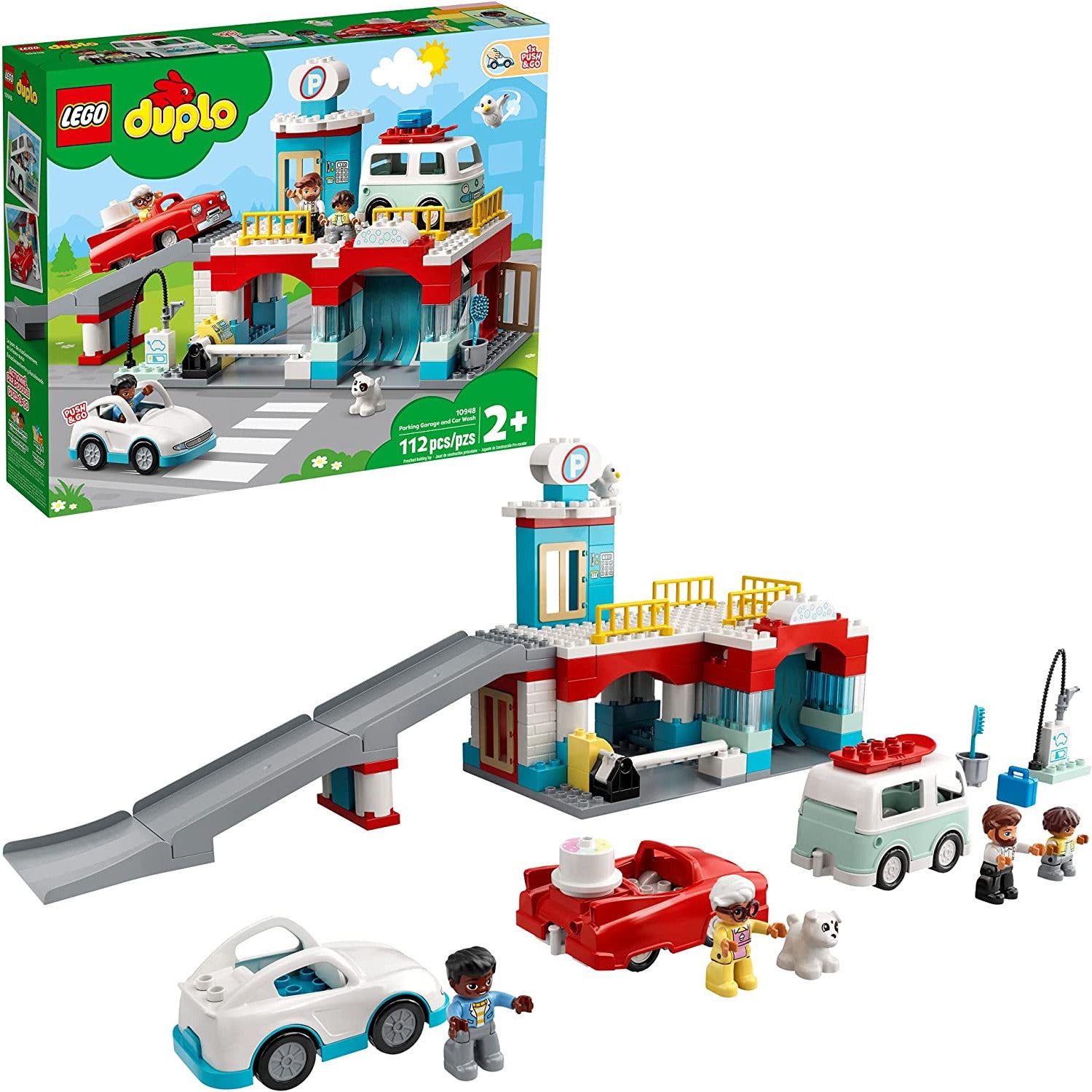 Lego Duplo Parking Garage and Car Wash Age 2 Years Above Peekaboo