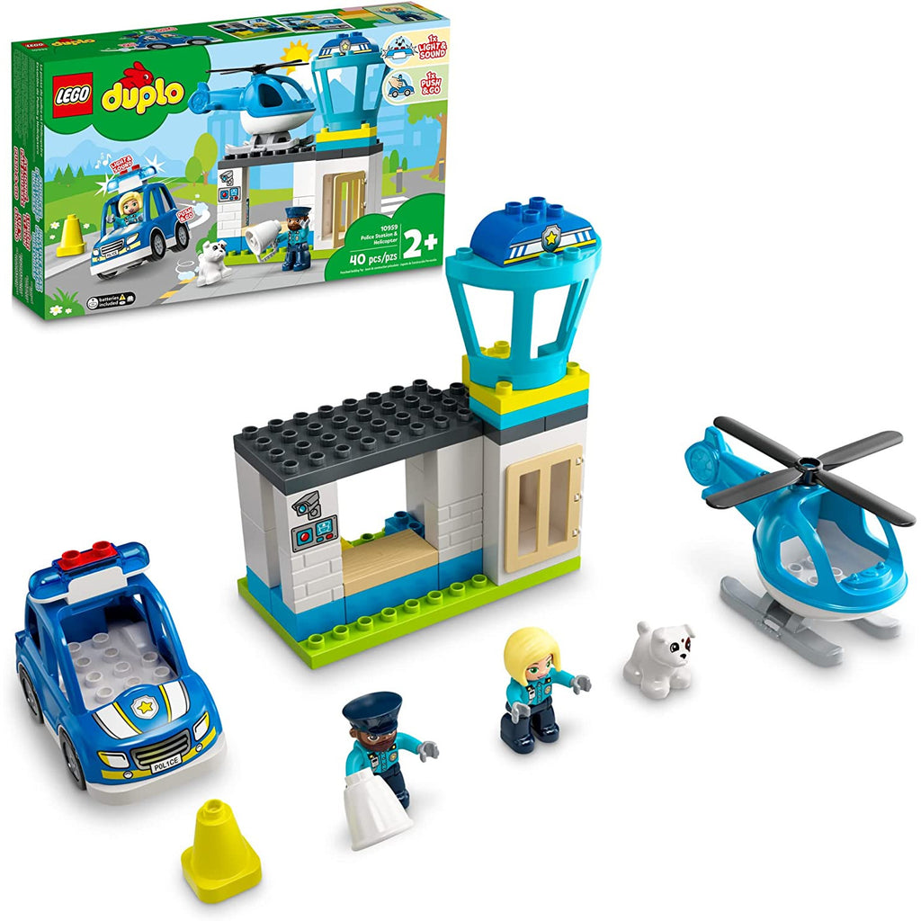 Lego Duplo Rescue Police Station & Helicopter Age- 2 Years & Above