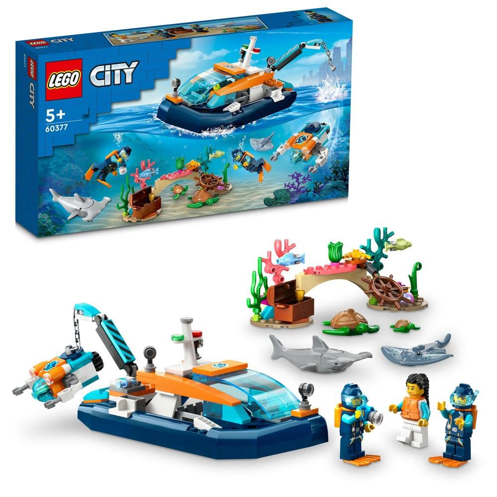 Lego Explorer Diving Boat Playset Age- 4 Years & Above