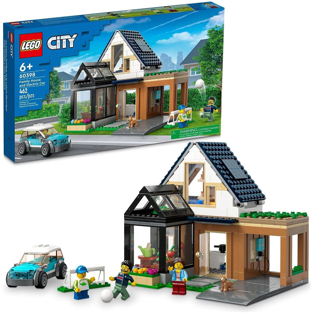 Lego Family House and Electric Car Playset Age- 6 Years & Above