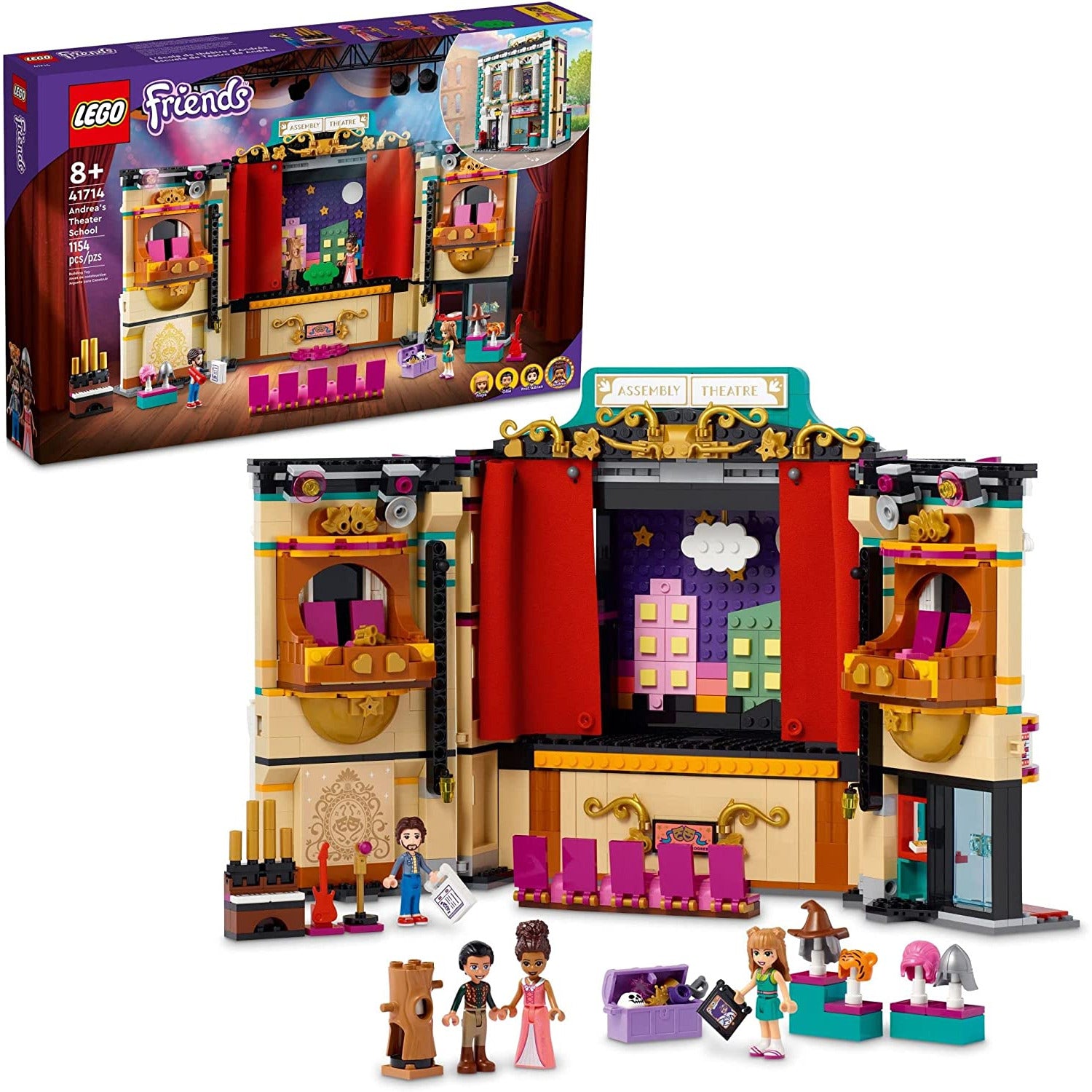 Lego Friends Andrea s Theater School Age 8 Years Above Peekaboo