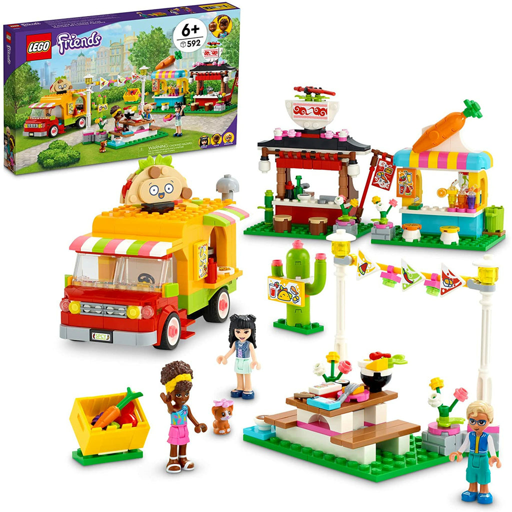 Lego Friends Street Food Market Set 6Y+