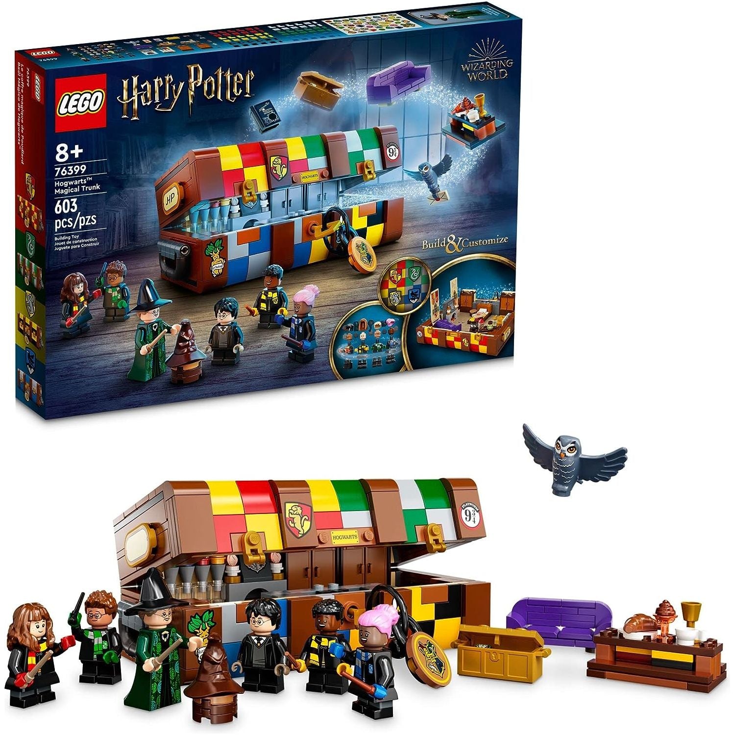 Lego Hogwarts Magical Trunk Playset Age 4 Years Above Peekaboo
