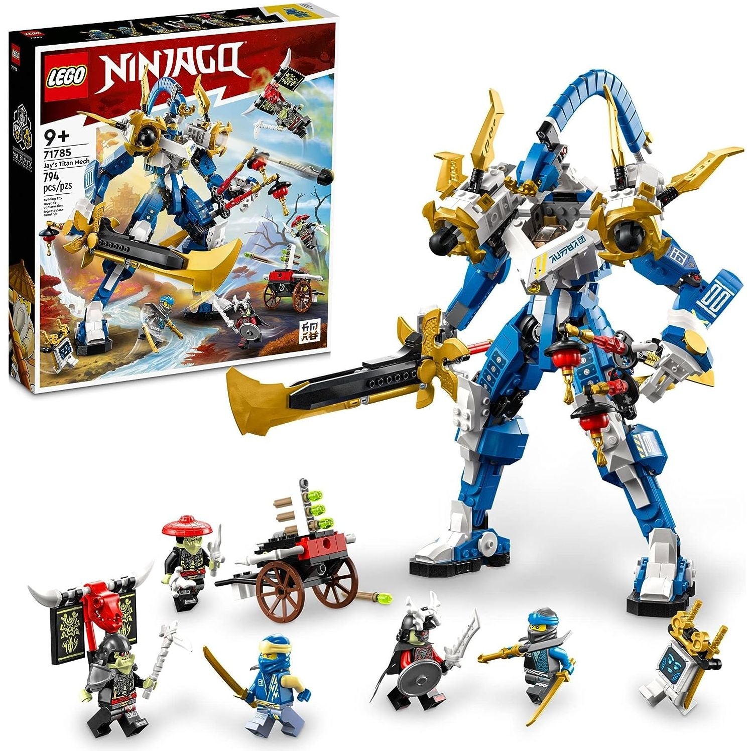 Lego Jay s Titan Mech Playset Age 9 Years Above Peekaboo