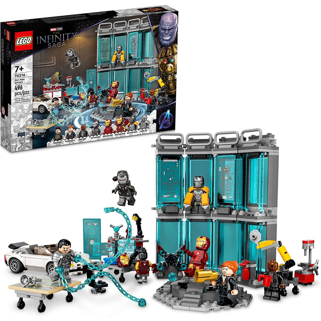 Lego Marvel Iron Man Armory Age- 7 Years & Above