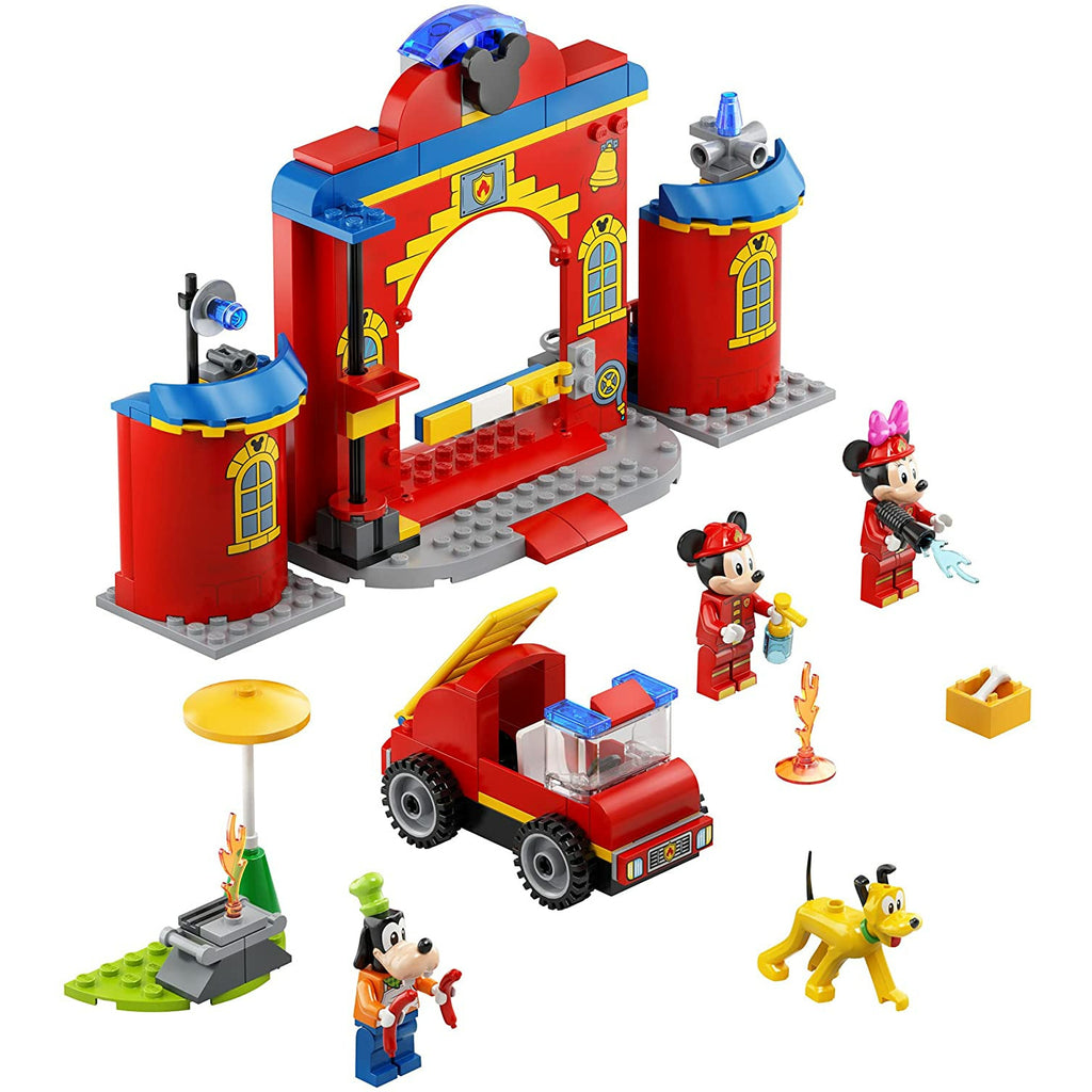 Lego Mickey & Friends Fire Truck & Station Set 4Y+