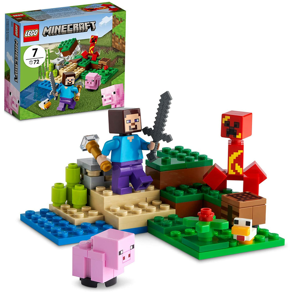 Lego Minecraft The Creeper Ambush Set 7Y+