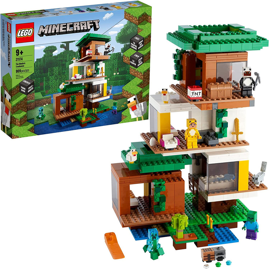 Lego Minecraft The Modern Treehouse Age- 9 Years & Above