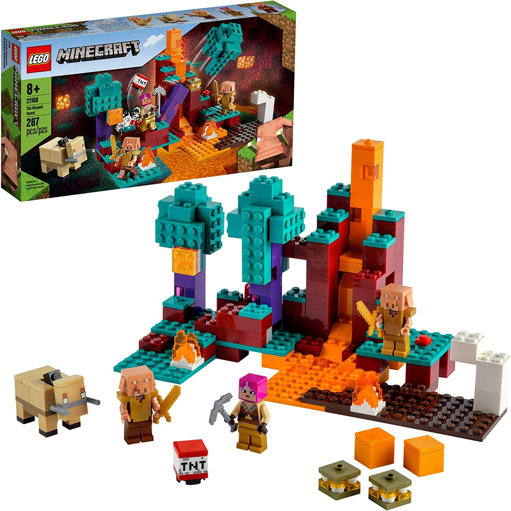 Lego Minecraft The Warped Forest Age- 8 Years & Above