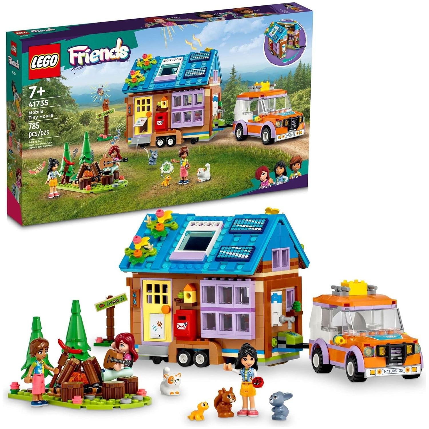 Lego Mobile Tiny House Playset Age 4 Years Above Peekaboo