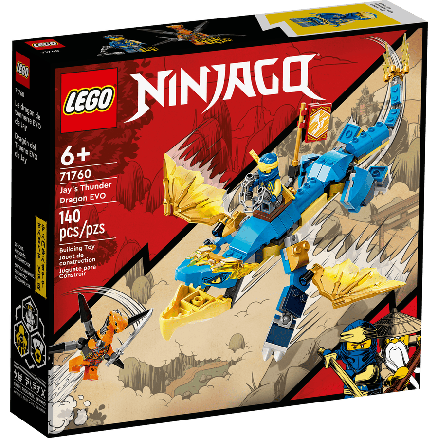 Lego Ninjago Jay s Thunder Dragon EVO Toy Figure and Viper Snake