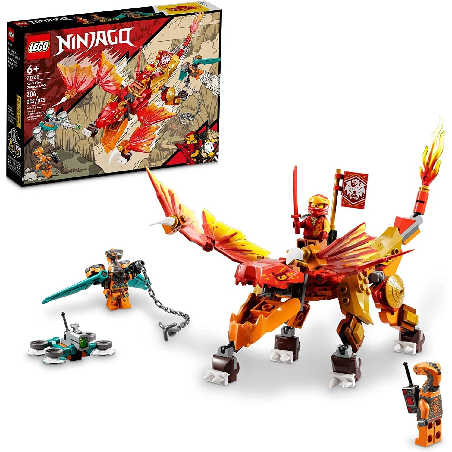Lego dragon fire top