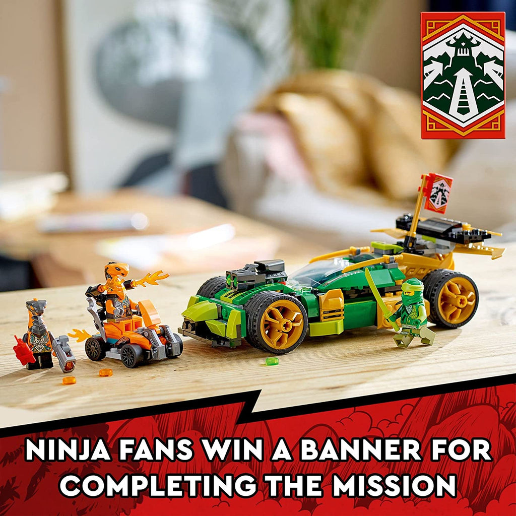 Lego Ninjago Lloyd’s Race Car EVO  Set Age- 6 Years & Above