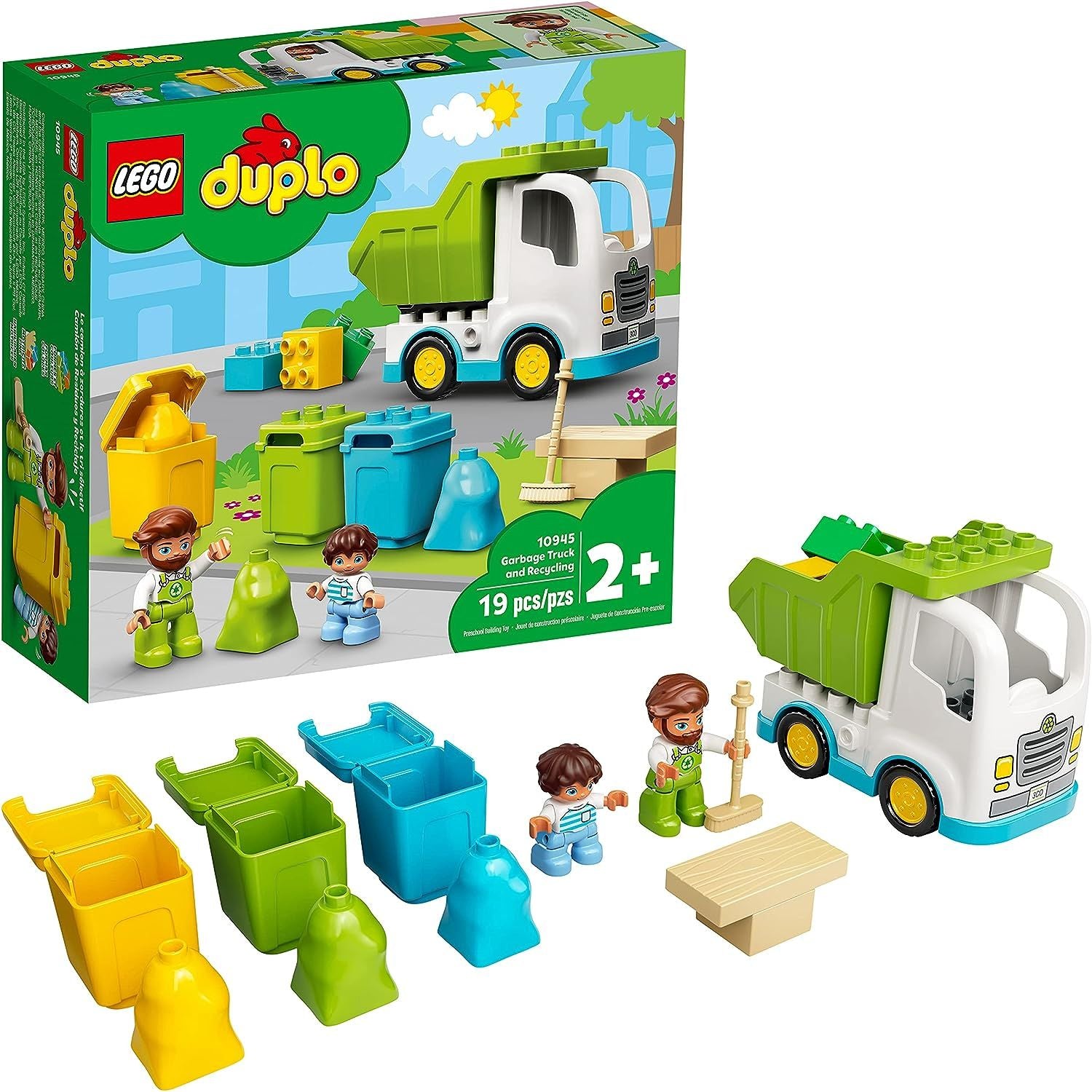 Lego Duplo Recycling Truck Playset Age- Years Above Peekaboo