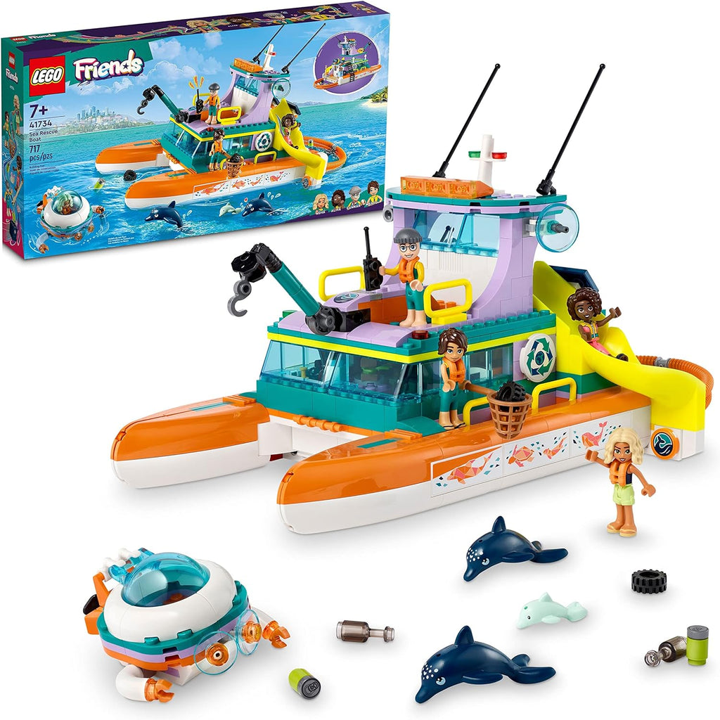 Lego Sea Rescue Boat Playset Age- 7 Years & Above