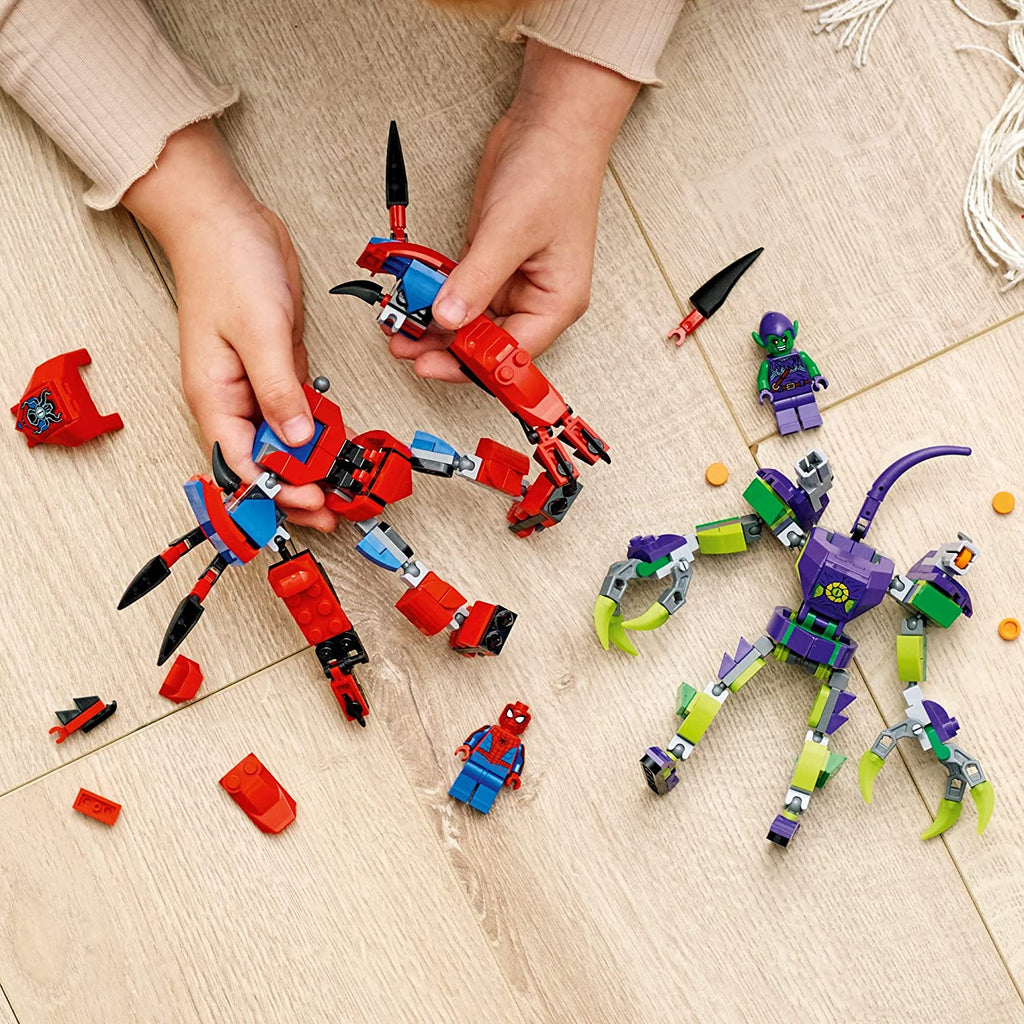 Lego Spider-Man & Green Goblin Mech Battle Age- 7 Years & Above
