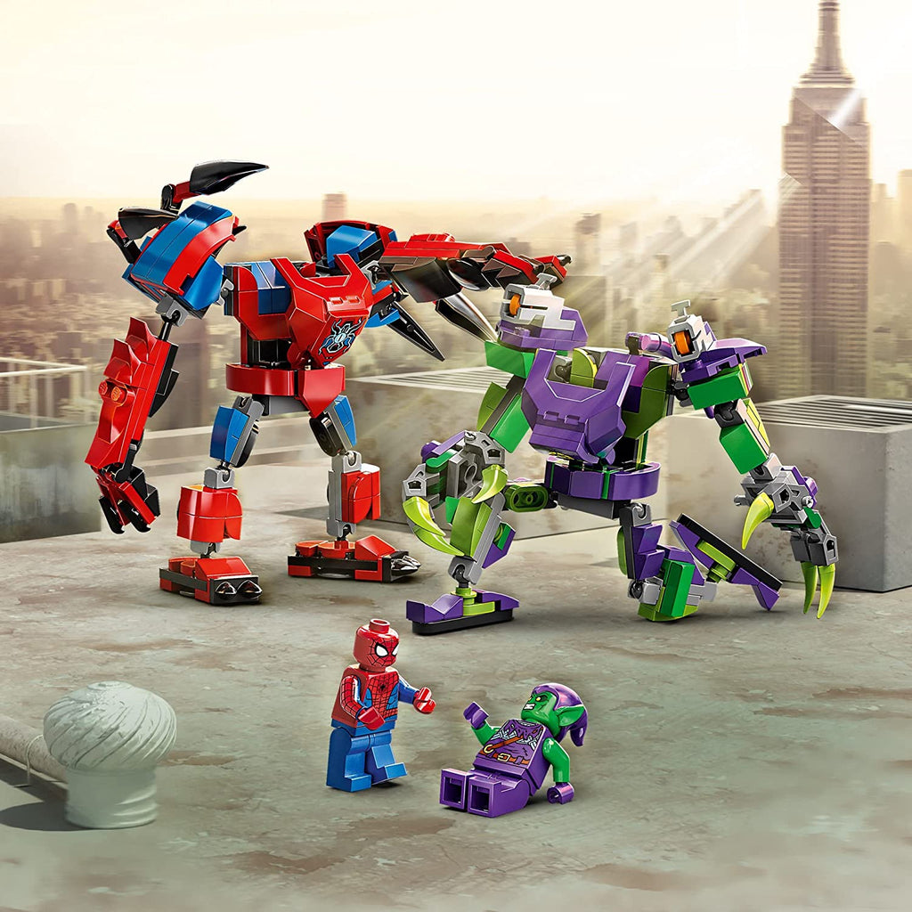 Lego Spider-Man & Green Goblin Mech Battle Age- 7 Years & Above