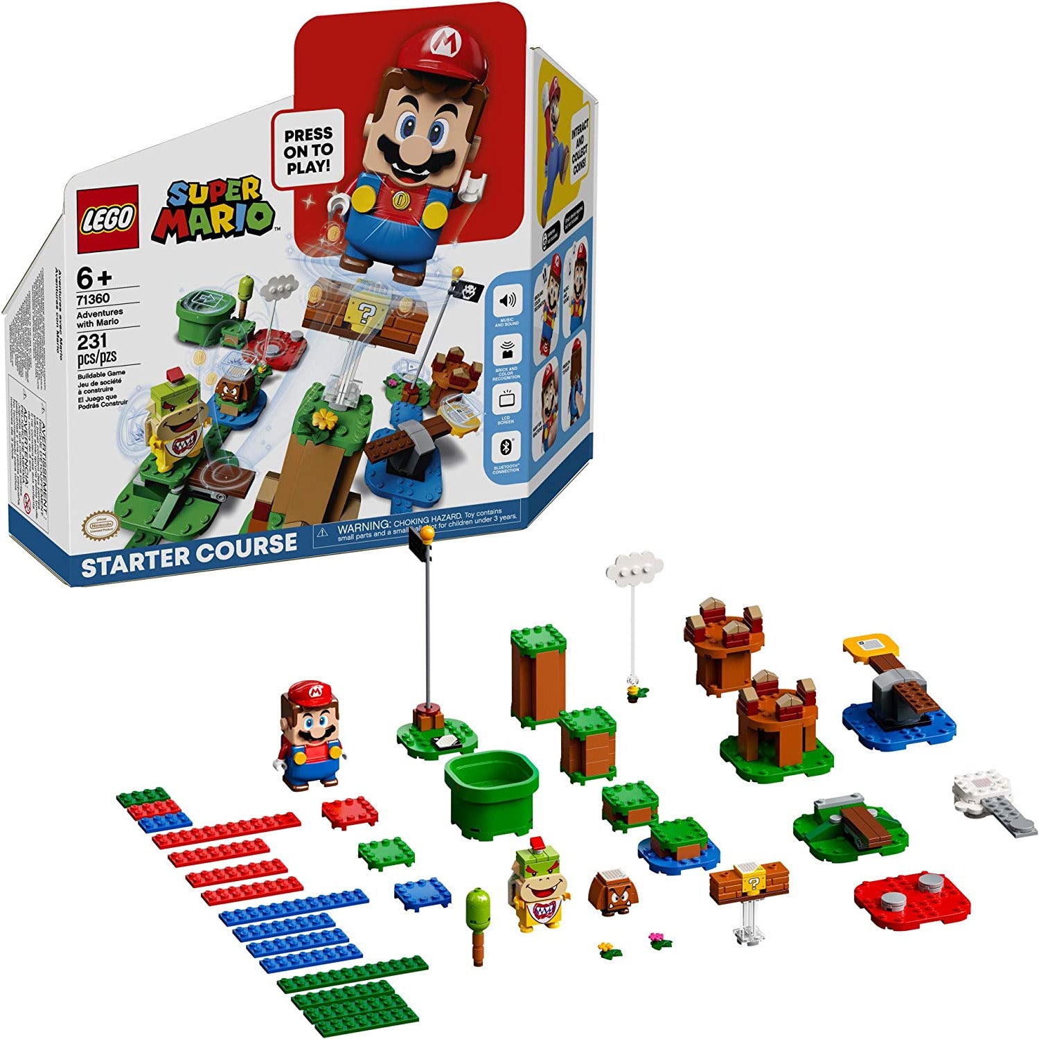 Lego Super Mario Adventures with Mario Starter Course Age 6 Years Above Peekaboo