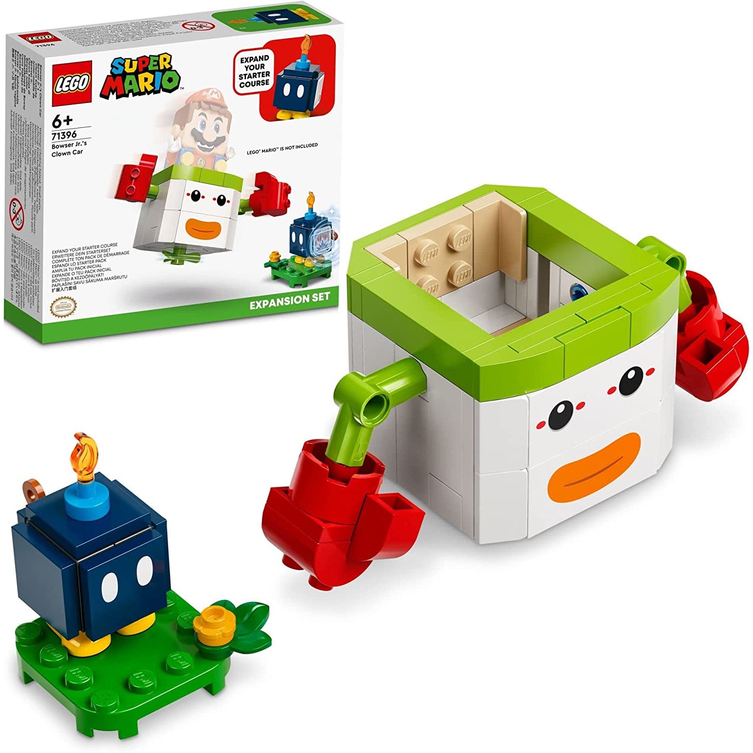 Lego Super Mario Bowser Jr. s Clown Car Expansion Set Age 6 Years Above Peekaboo