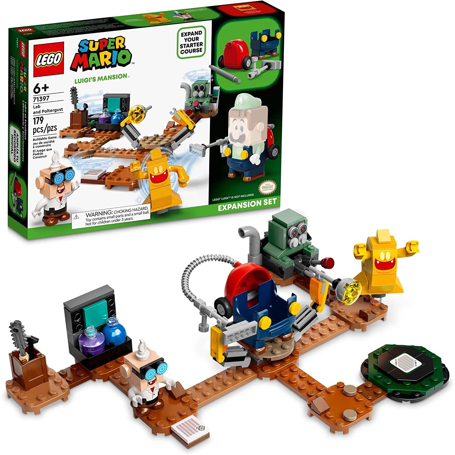 Lego Super Mario Luigi's Mansion™ Lab and Poltergust Expansion Set