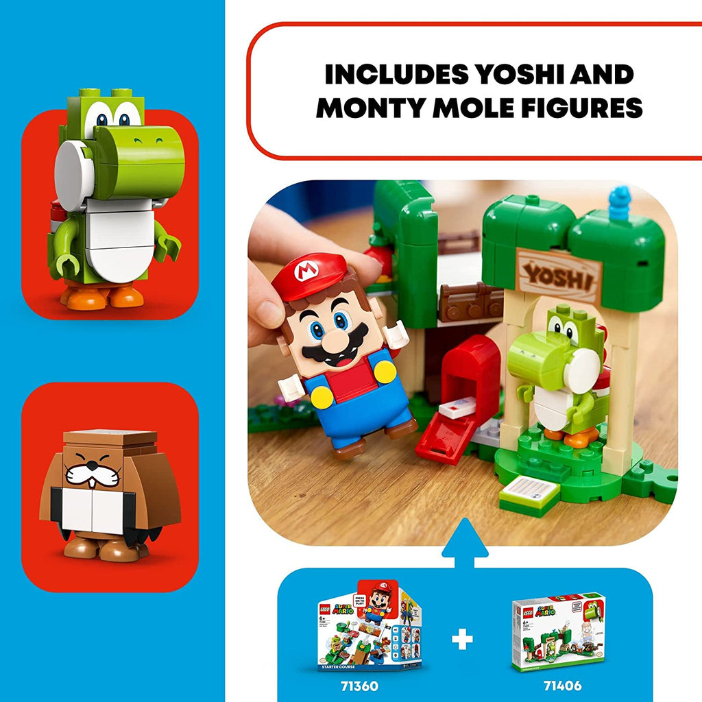 Lego Super Mario Yoshi’s Gift House Expansion Set  Age- 6 Years & Above
