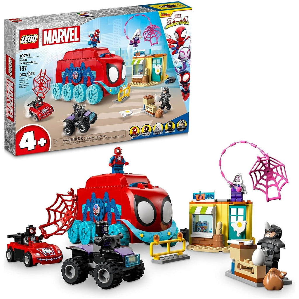 Lego Team Spidey's Mobile Headquarters  Playset Age- 4 Years & Above