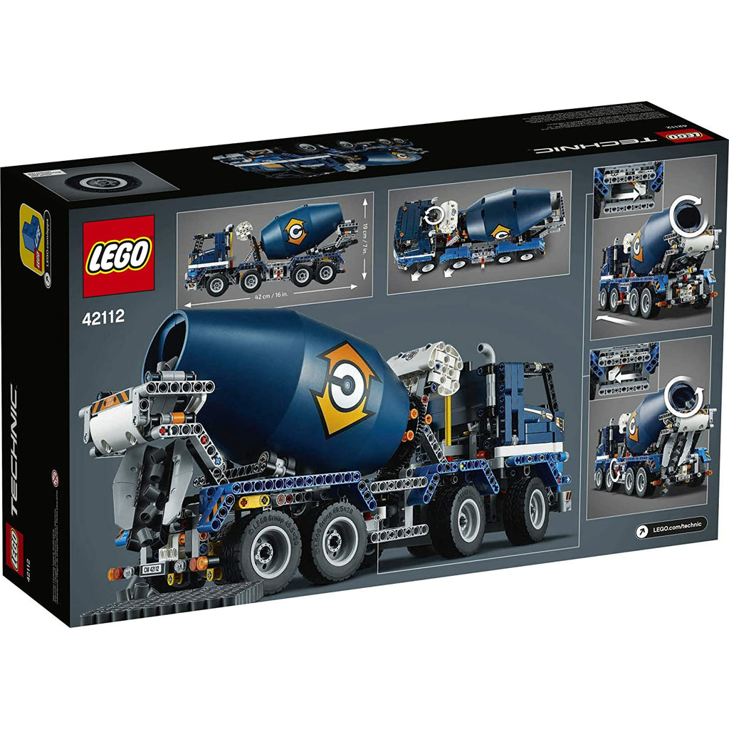 Lego Technic Concrete Mixer Truck 42112 Building Kit (1163 Pieces) 10Y+